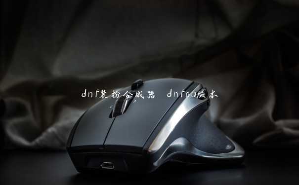 dnf装扮合成器 dnf60版本