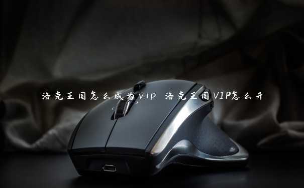 洛克王国怎么成为vip 洛克王国VIP怎么开