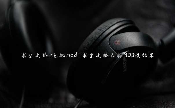 求生之路2色批mod 求生之路人物MOD没效果