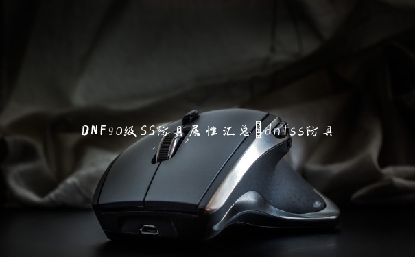 DNF90级SS防具属性汇总_dnfss防具