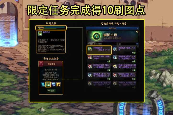 DNF8.11版本刷图点优化