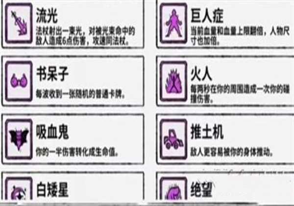 魔法幸存者技能合成表大全